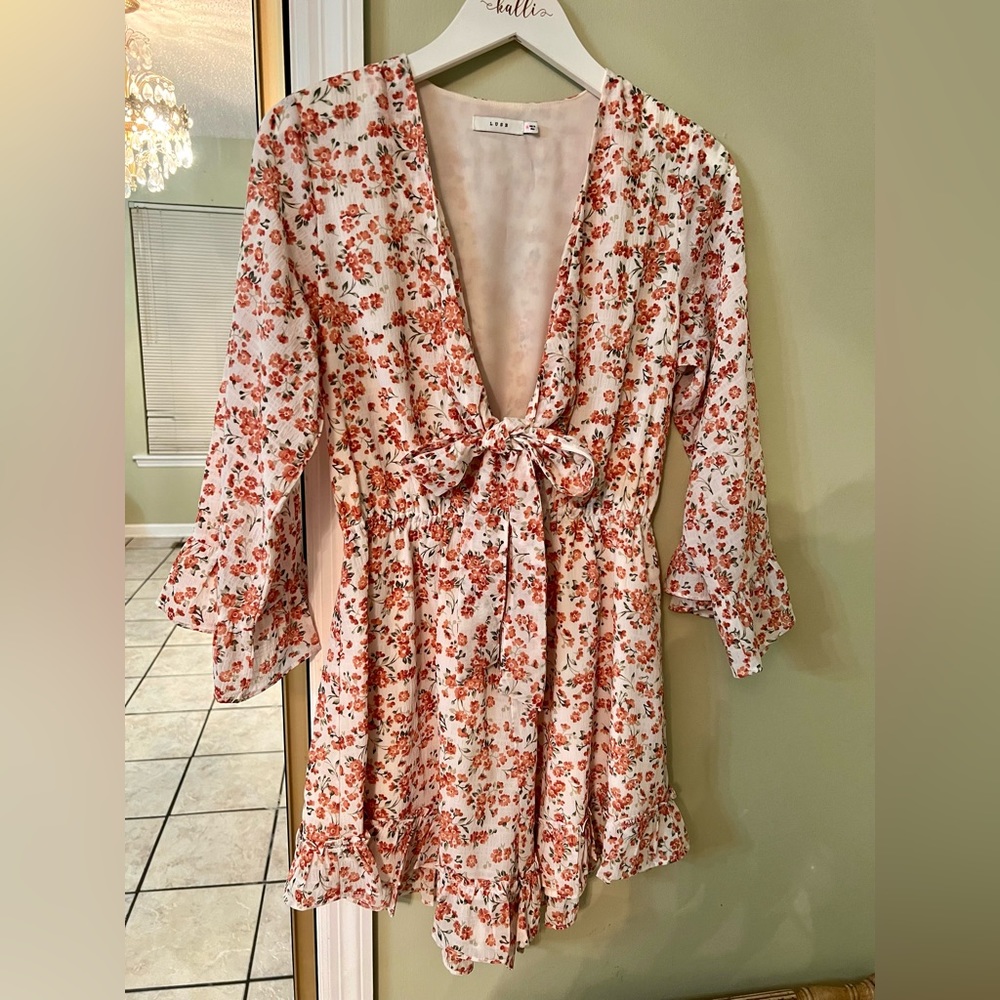 Lush Floral Romper
